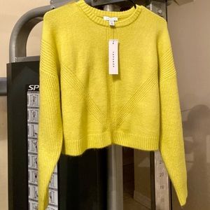 BNWT Topshop pullover yellow sweater US size 4
